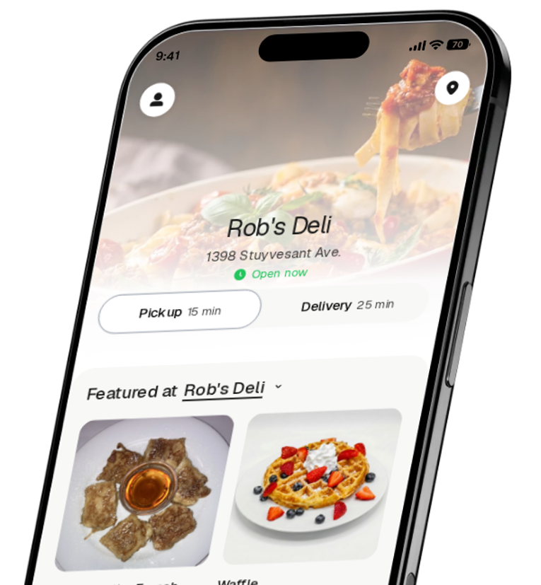 Rob's Deli app preview