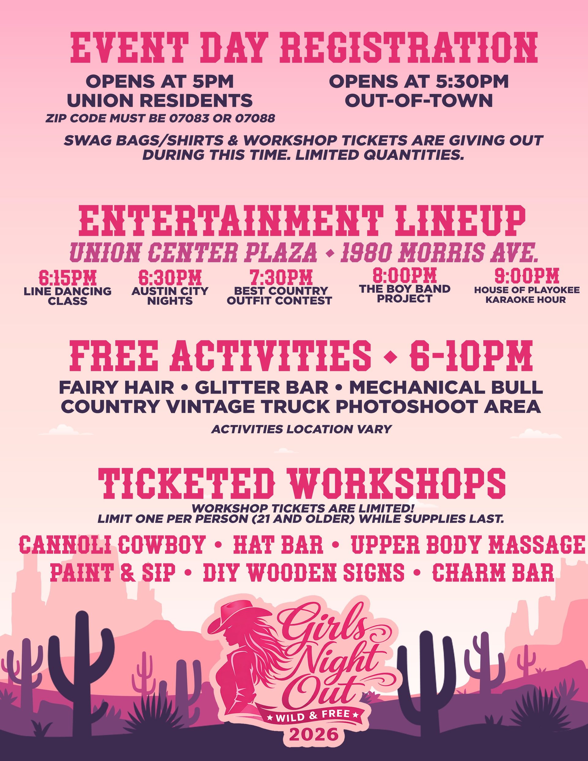 Union Township's Annual Girls Night Out