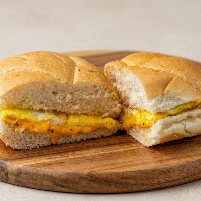 Egg & Cheese Sandwich.