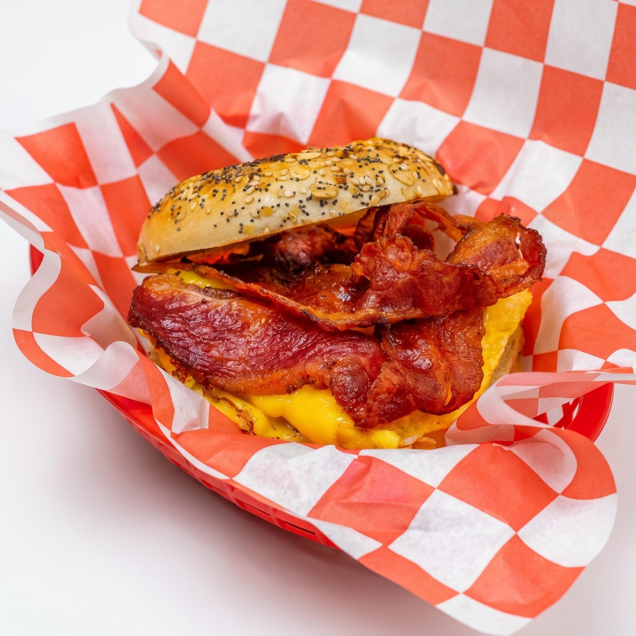 Bacon, Egg, & Cheese Sandwich.