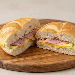 Sliced Ham, Egg, & Cheese Sandwich