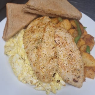 Grilled Chicken Breakfast Platter