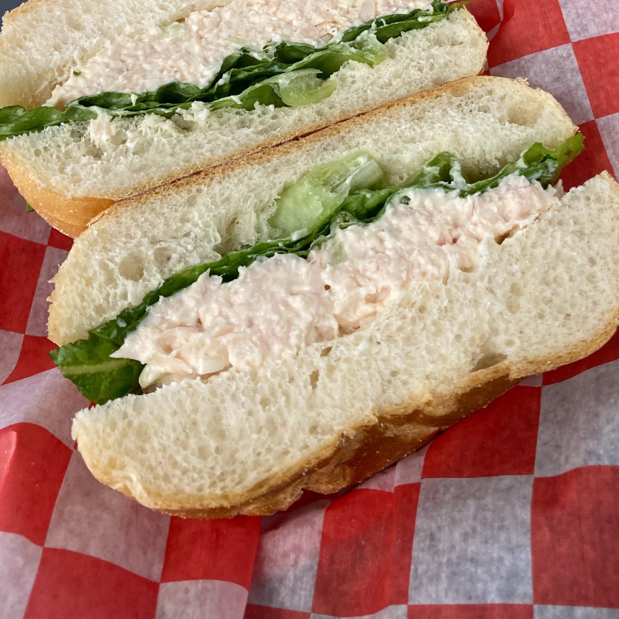 Chicken or Egg Salad Sandwich.